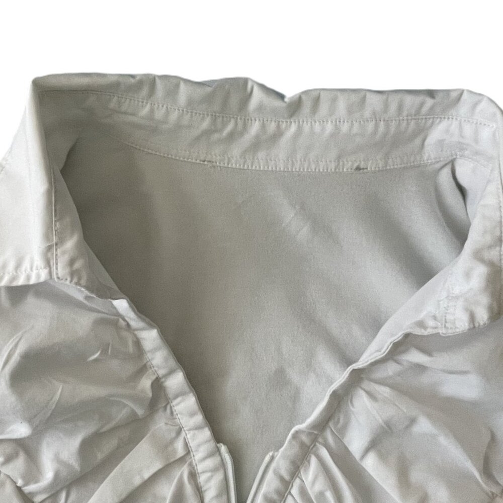 White Ruched Jacket XL - Picture 6 of 6